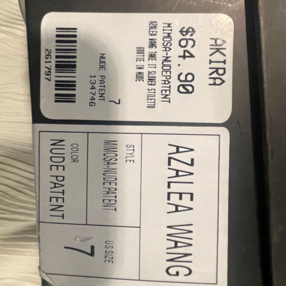 Azalea wang take it slower wedge mule in nude- 7 - Picture 10 of 11